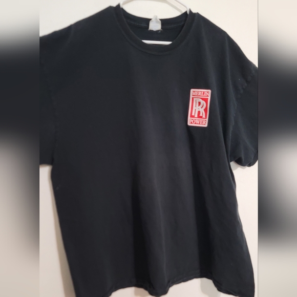 Rolls Royce Merlin Power Aviation T-shirt - Picture 2 of 2